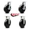 Service Caster 12 Inch Extra Heavy Duty Phenolic Wheel Swivel Caster Brakes 2 Rigid SCC, 2PK SCC-KP92S1230-PHR-SLB-2-R-2 - alternate 1